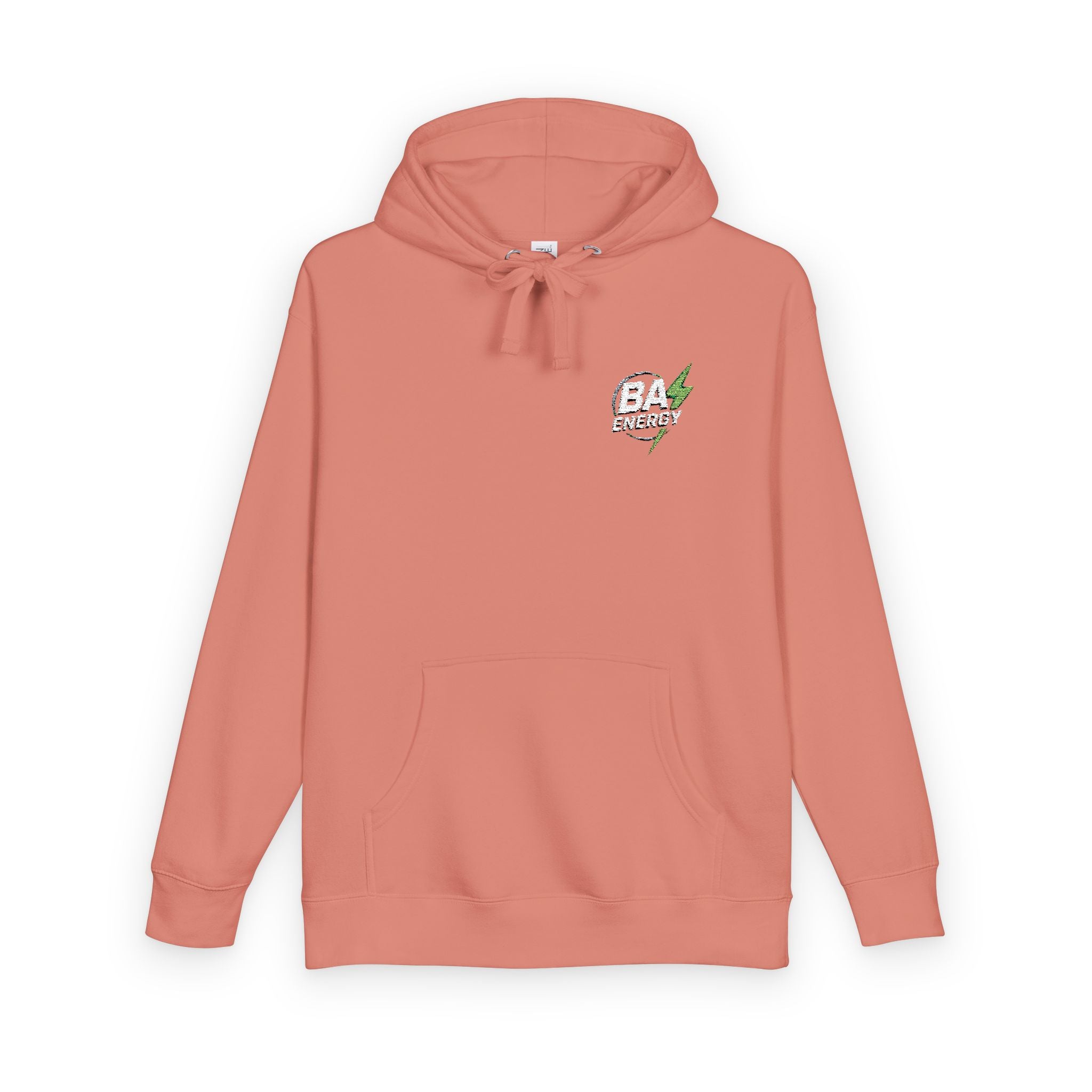 BA ENERGY Signature Hoodie — Left-Chest BA Lightning Logo