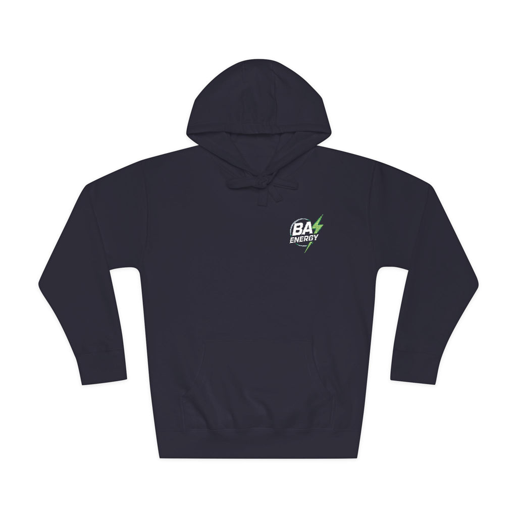 BA ENERGY Signature Hoodie — Left-Chest BA Lightning Logo