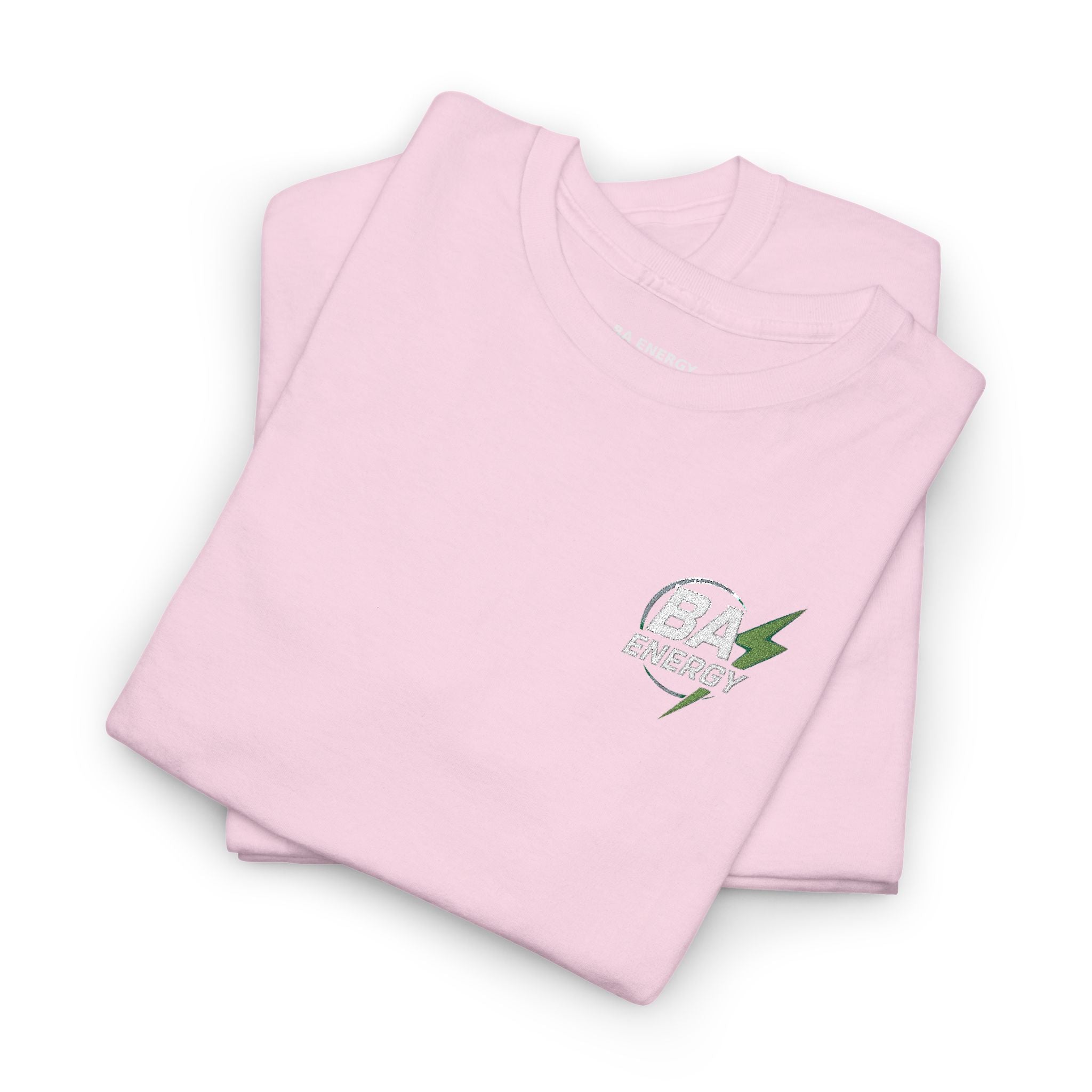 BA Energy Graphic Tee — Lightning Bolt Chest Logo T-Shirt