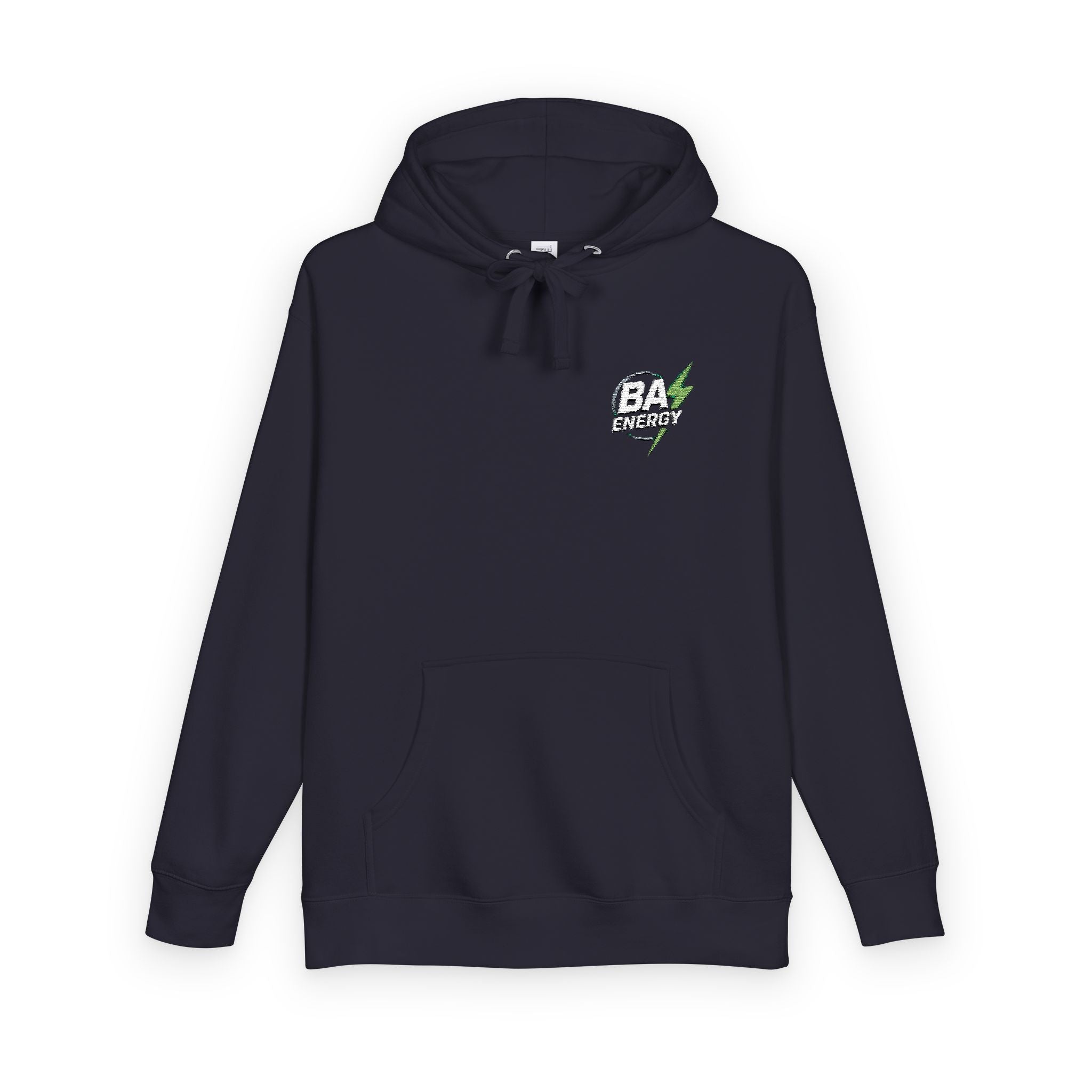 BA ENERGY Signature Hoodie — Left-Chest BA Lightning Logo