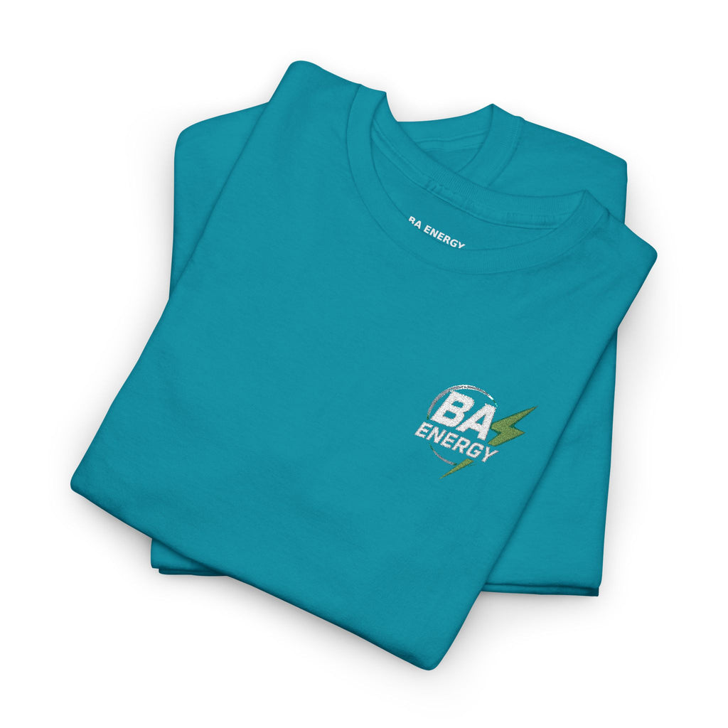 BA Energy Graphic Tee — Lightning Bolt Chest Logo T-Shirt
