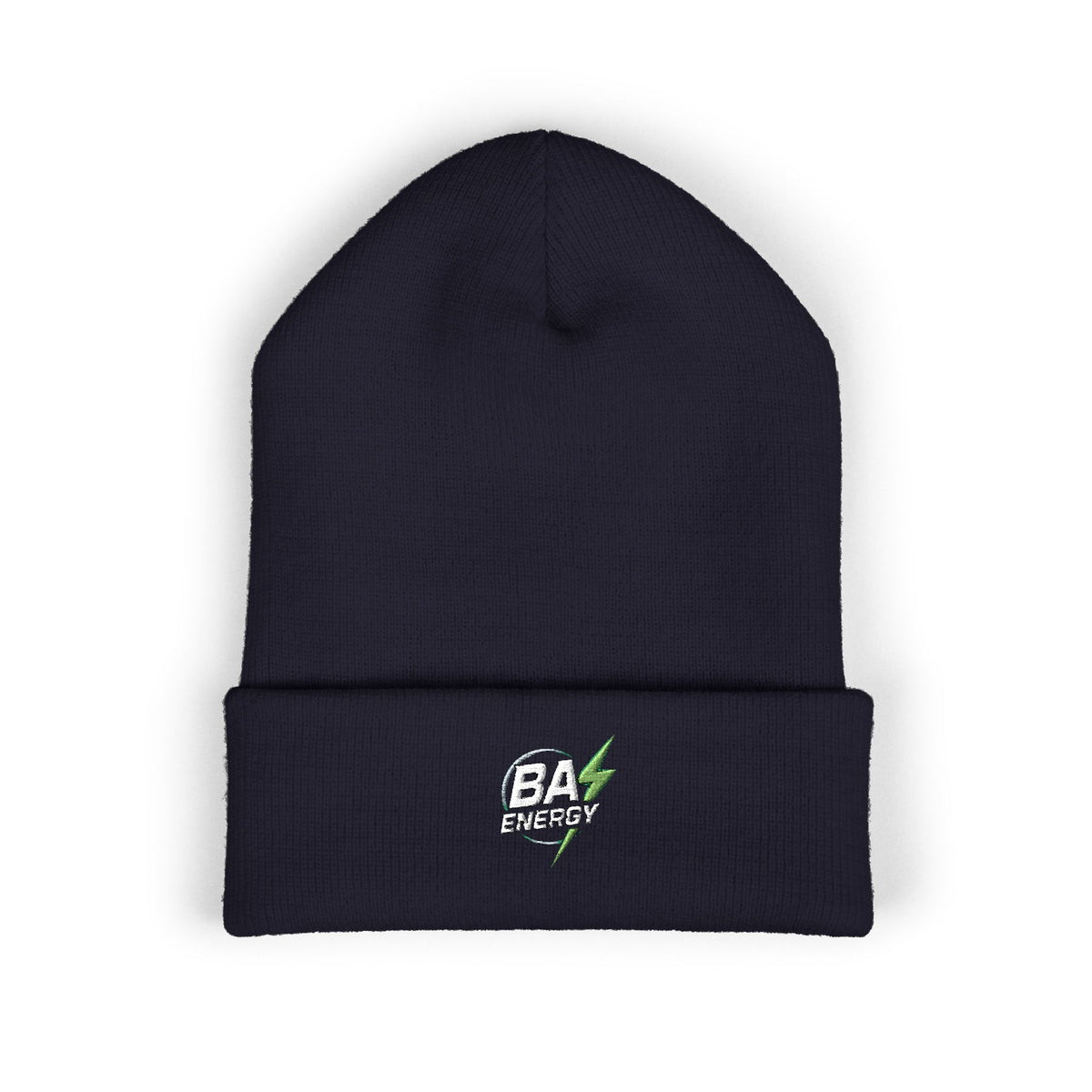 BA Energy Skull Lightning Beanie | Embroidered Cuffed Beanie
