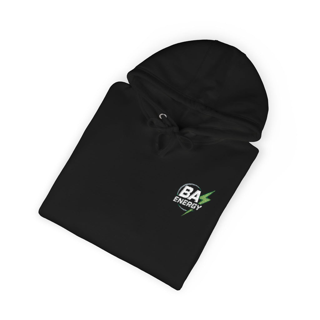 BA ENERGY Signature Hoodie — Left-Chest BA Lightning Logo