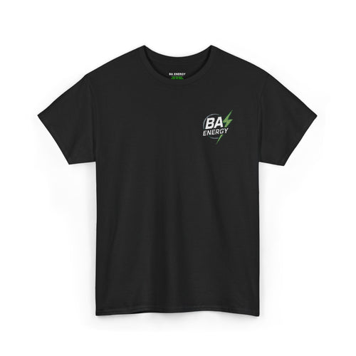 BA Energy Graphic Tee — Lightning Bolt Chest Logo T-Shirt