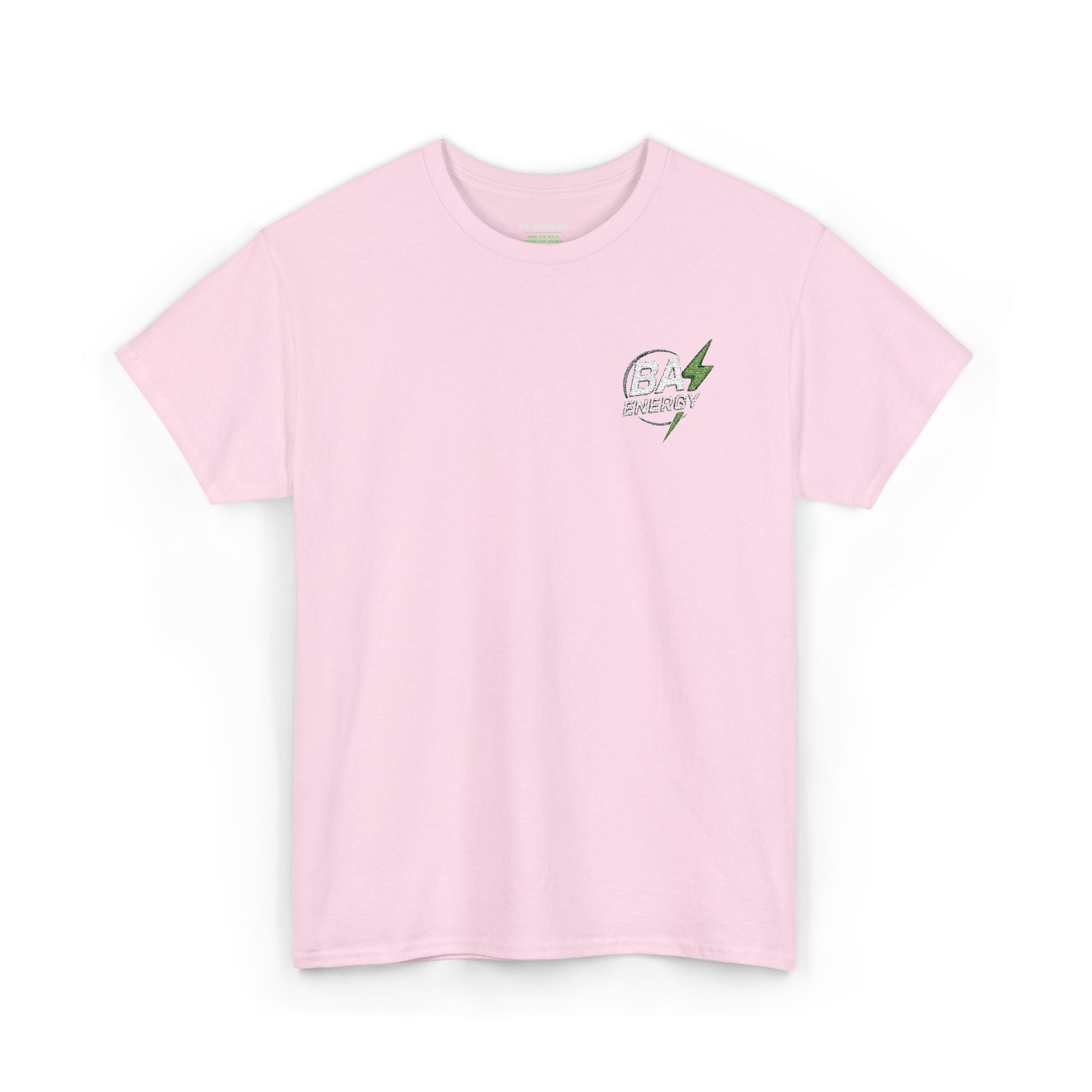 BA Energy Graphic Tee — Lightning Bolt Chest Logo T-Shirt