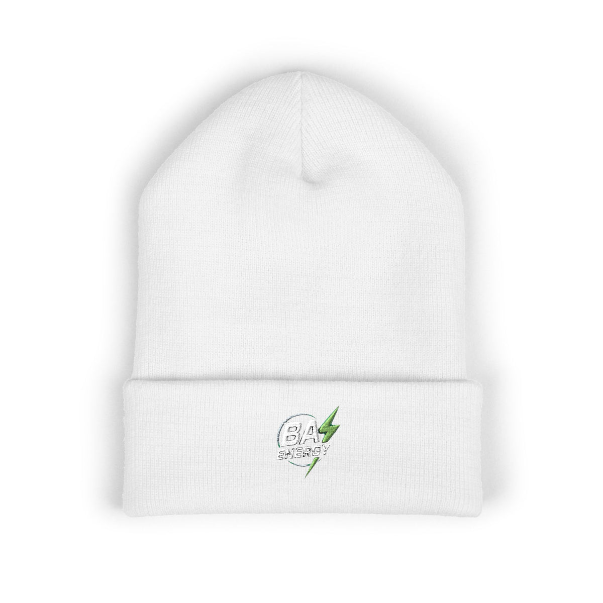 BA Energy Skull Lightning Beanie | Embroidered Cuffed Beanie