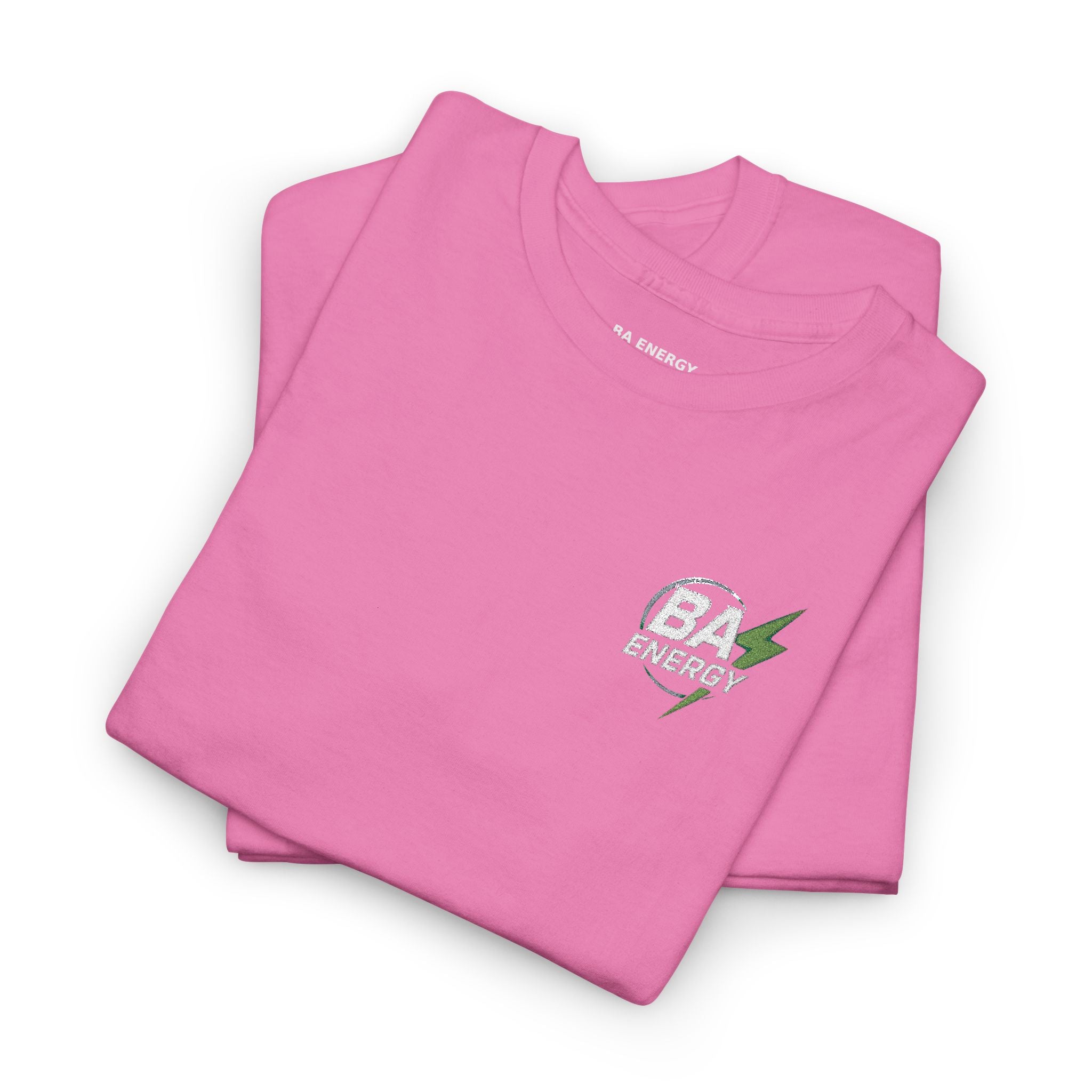 BA Energy Graphic Tee — Lightning Bolt Chest Logo T-Shirt