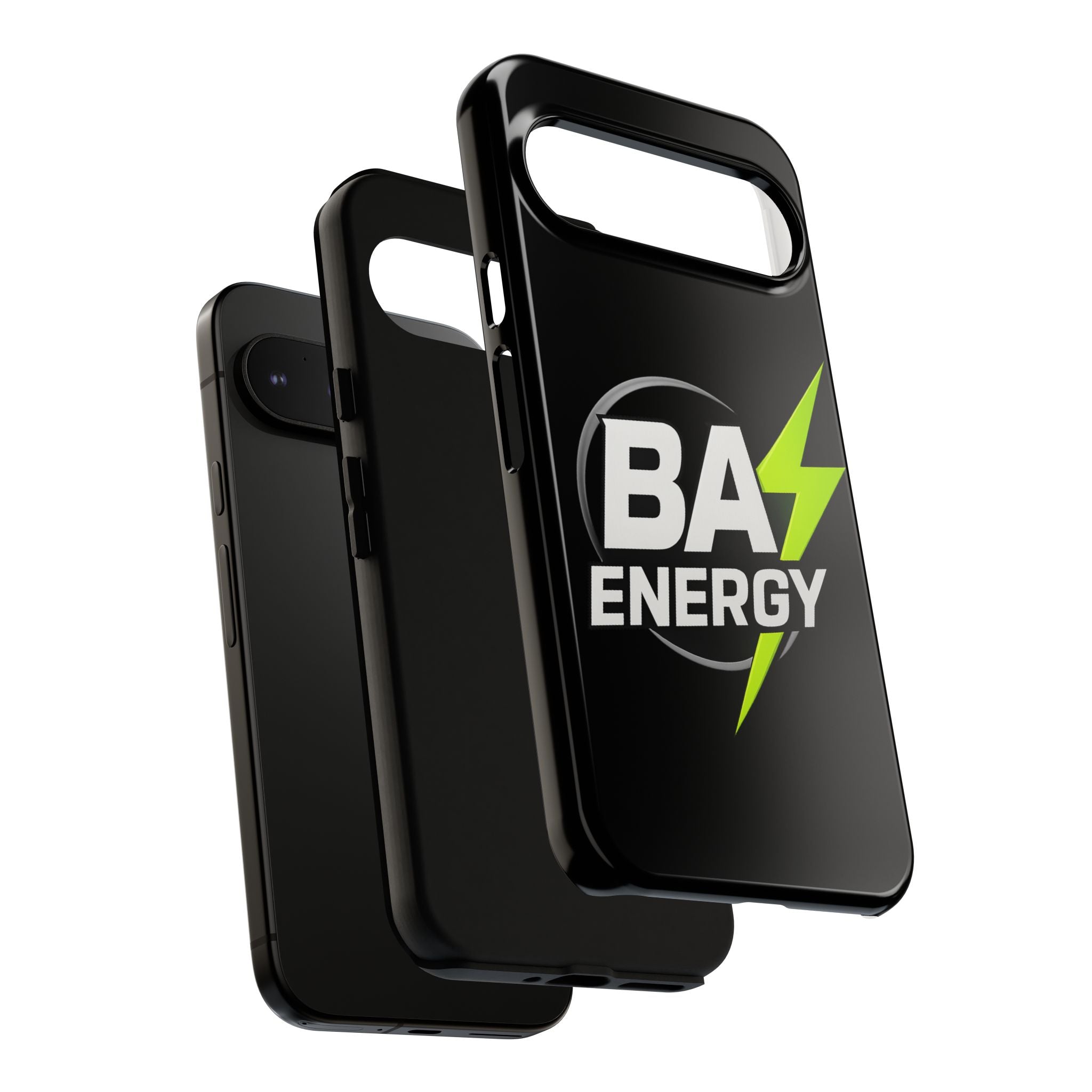 BA Energy Tough Phone Case — Shockwave Black Protective Cover