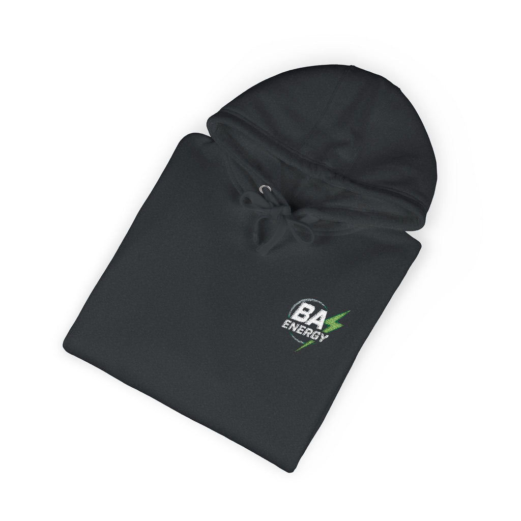 BA ENERGY Signature Hoodie — Left-Chest BA Lightning Logo
