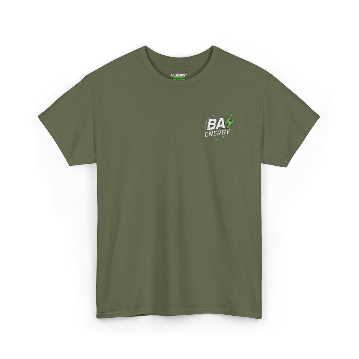 BA ENERGY Signature Tee — Lightning Chest Logo