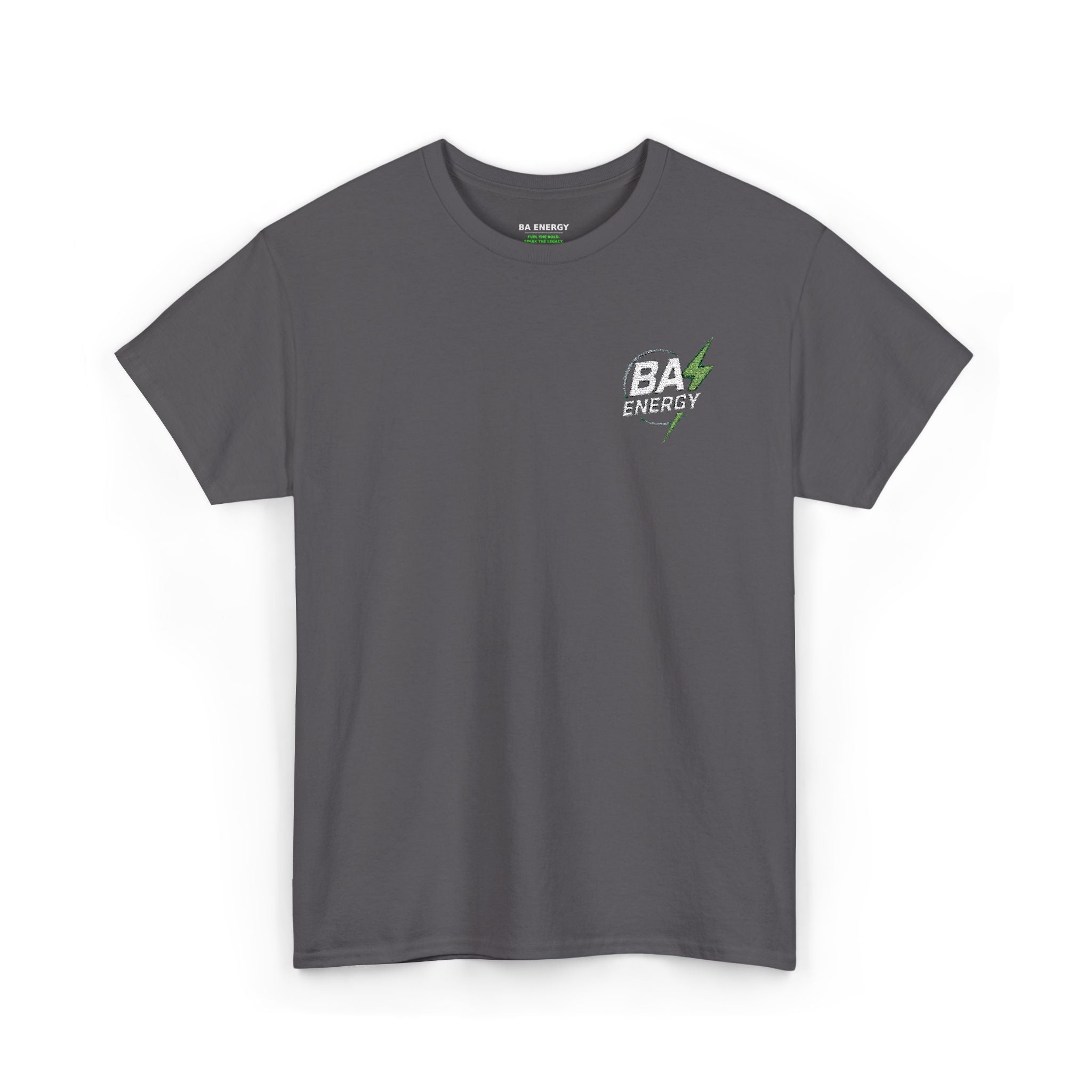 BA Energy Graphic Tee — Lightning Bolt Chest Logo T-Shirt