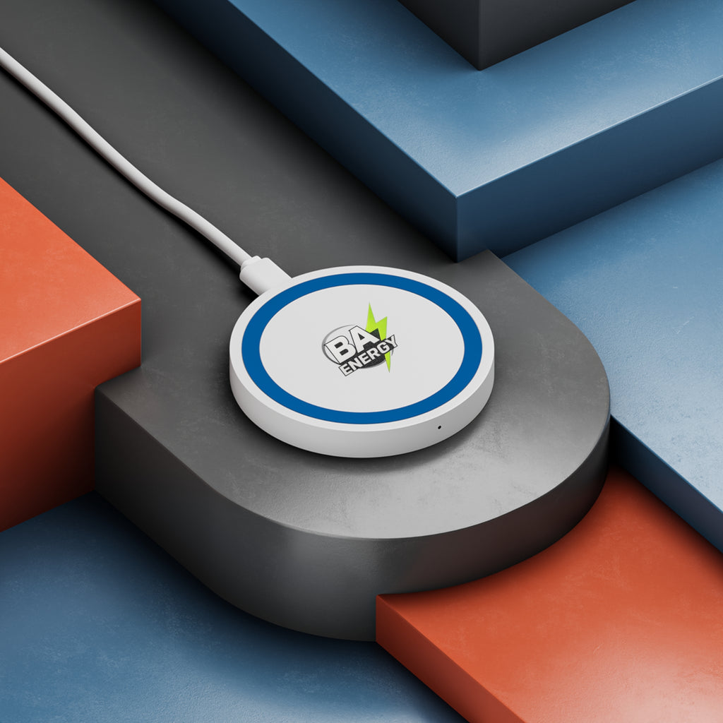 Wireless Charging Pad — BA Energy Logo Qi Charger