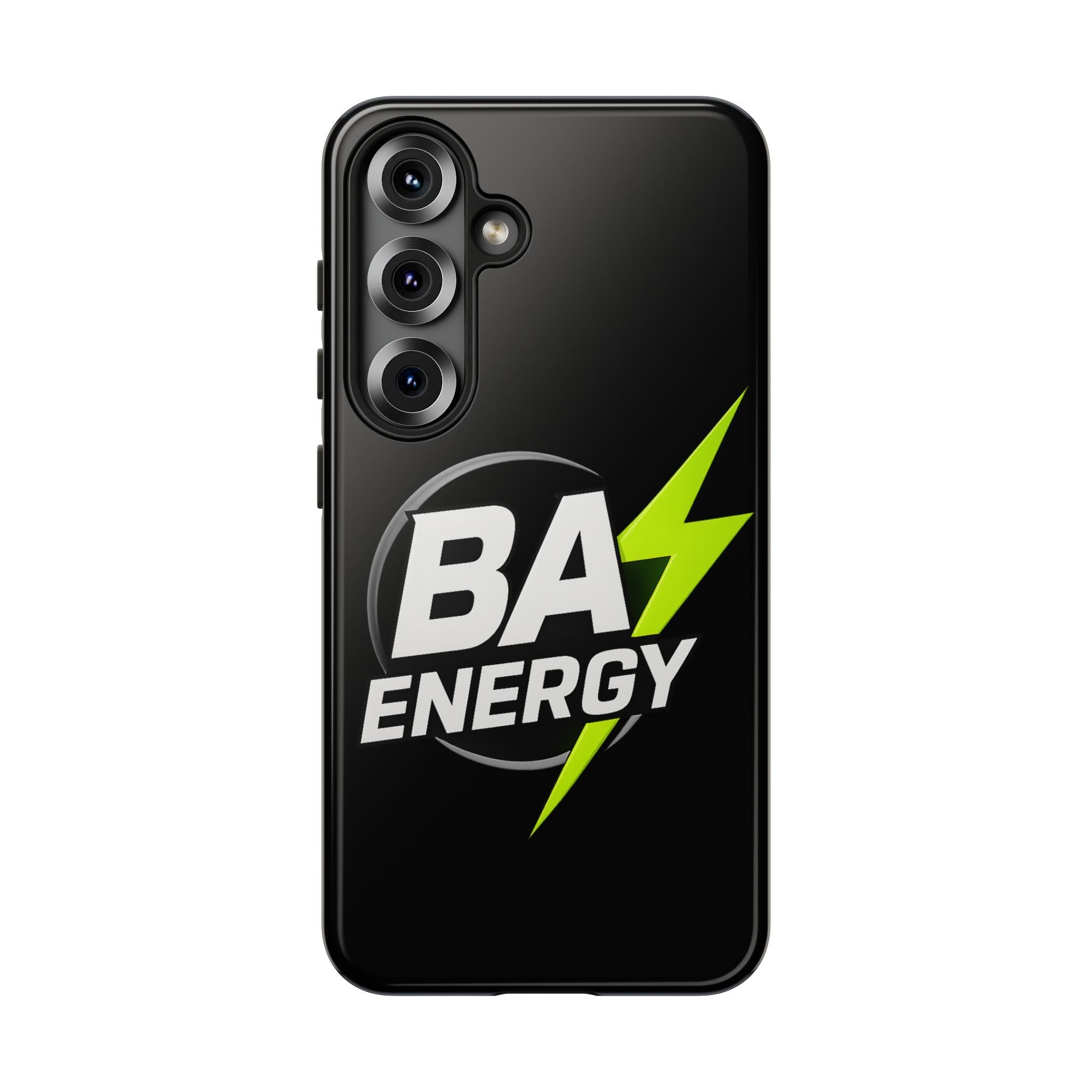 BA Energy Tough Phone Case — Shockwave Black Protective Cover