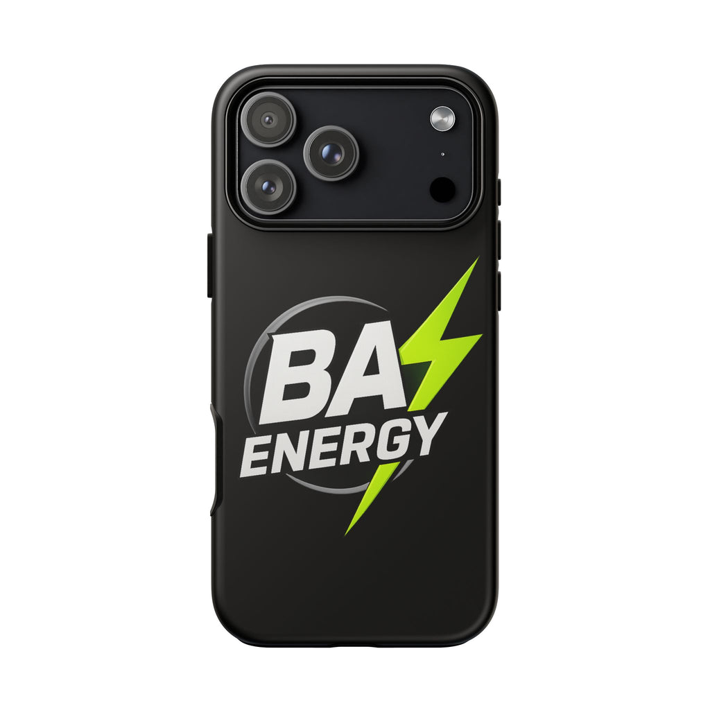 BA Energy Tough Phone Case — Shockwave Black Protective Cover