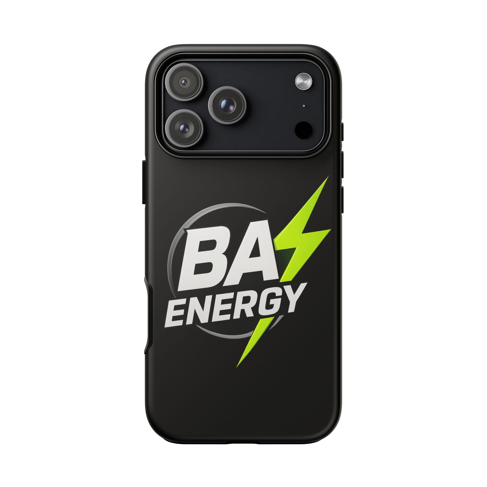 BA Energy Tough Phone Case — Shockwave Black Protective Cover