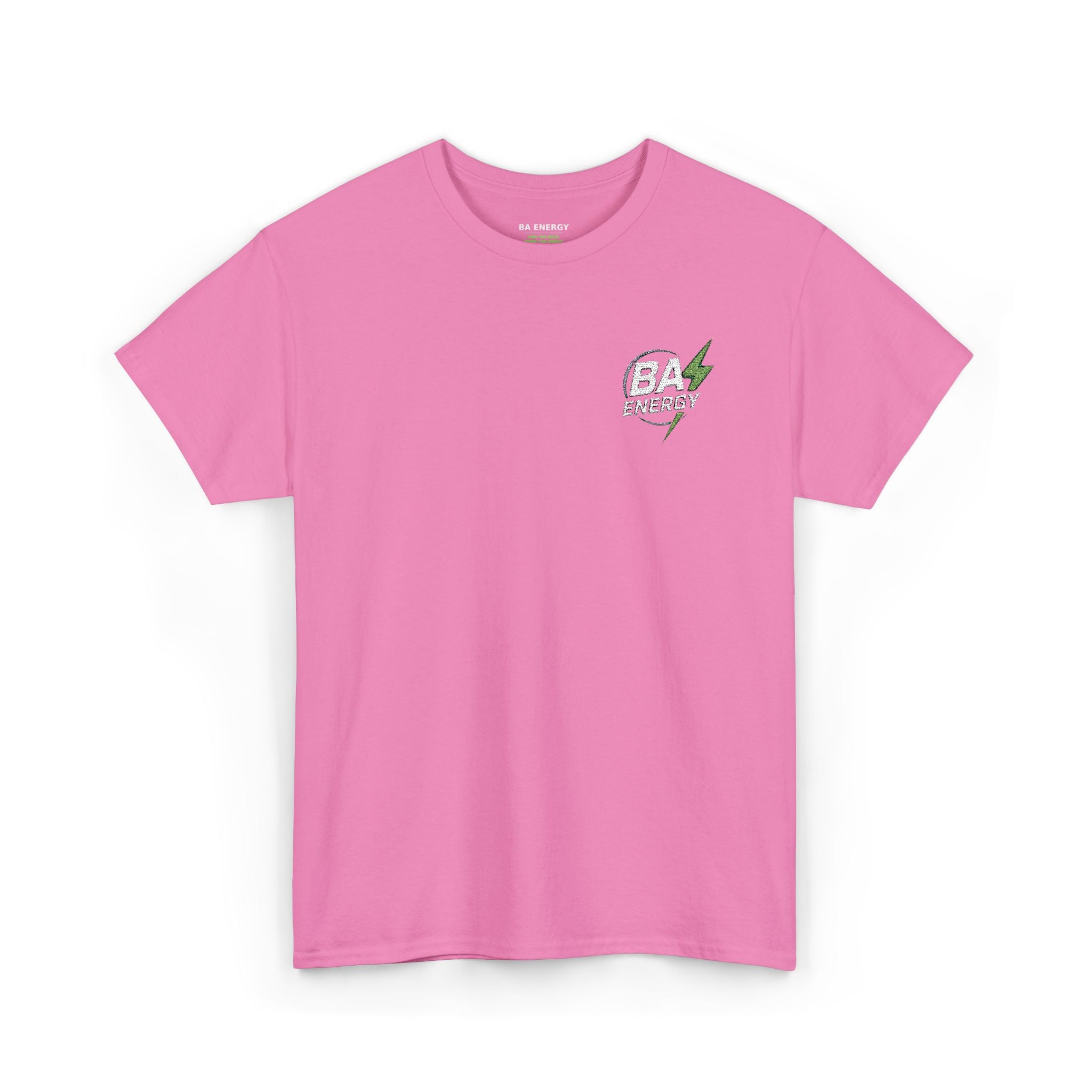 BA Energy Graphic Tee — Lightning Bolt Chest Logo T-Shirt