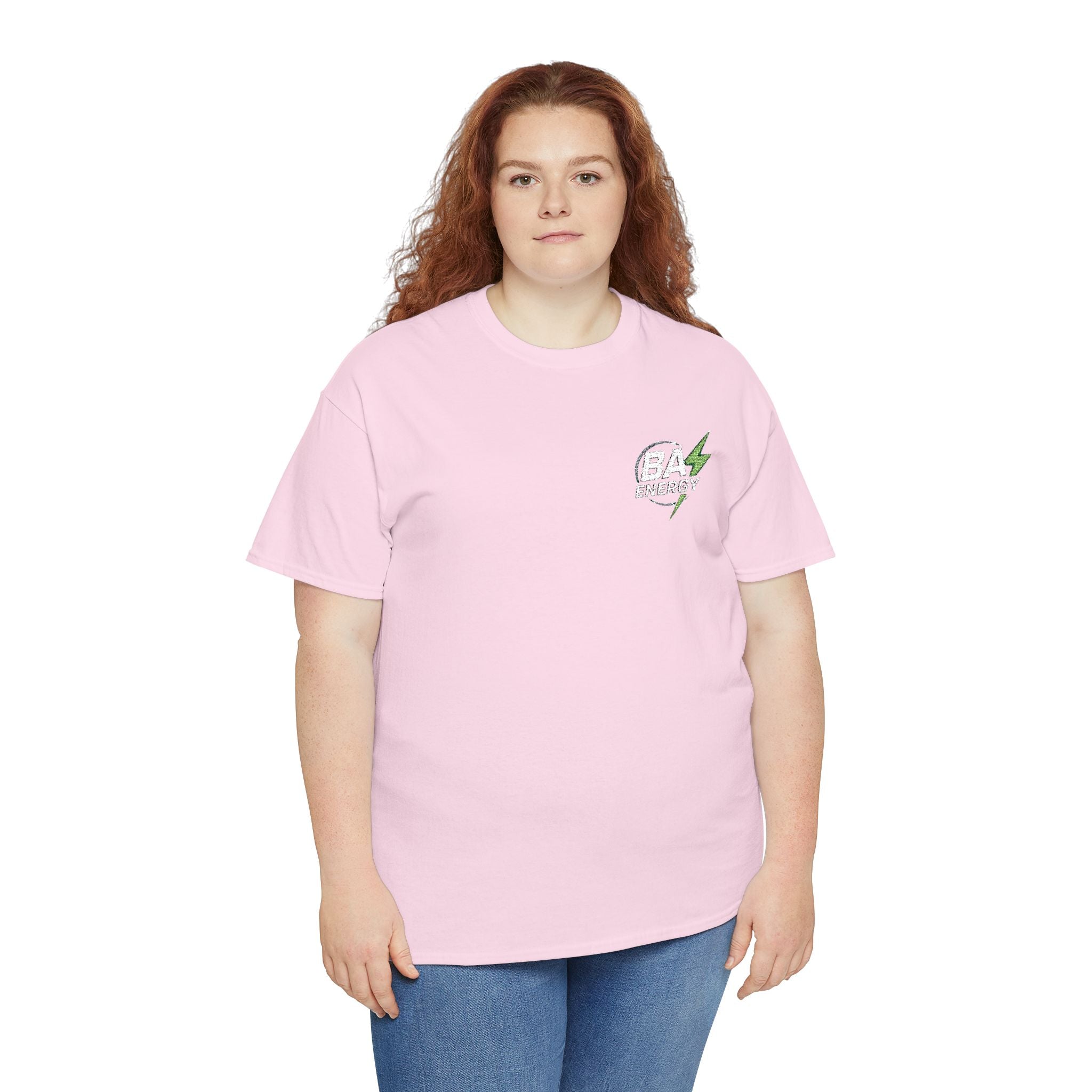 BA Energy Graphic Tee — Lightning Bolt Chest Logo T-Shirt
