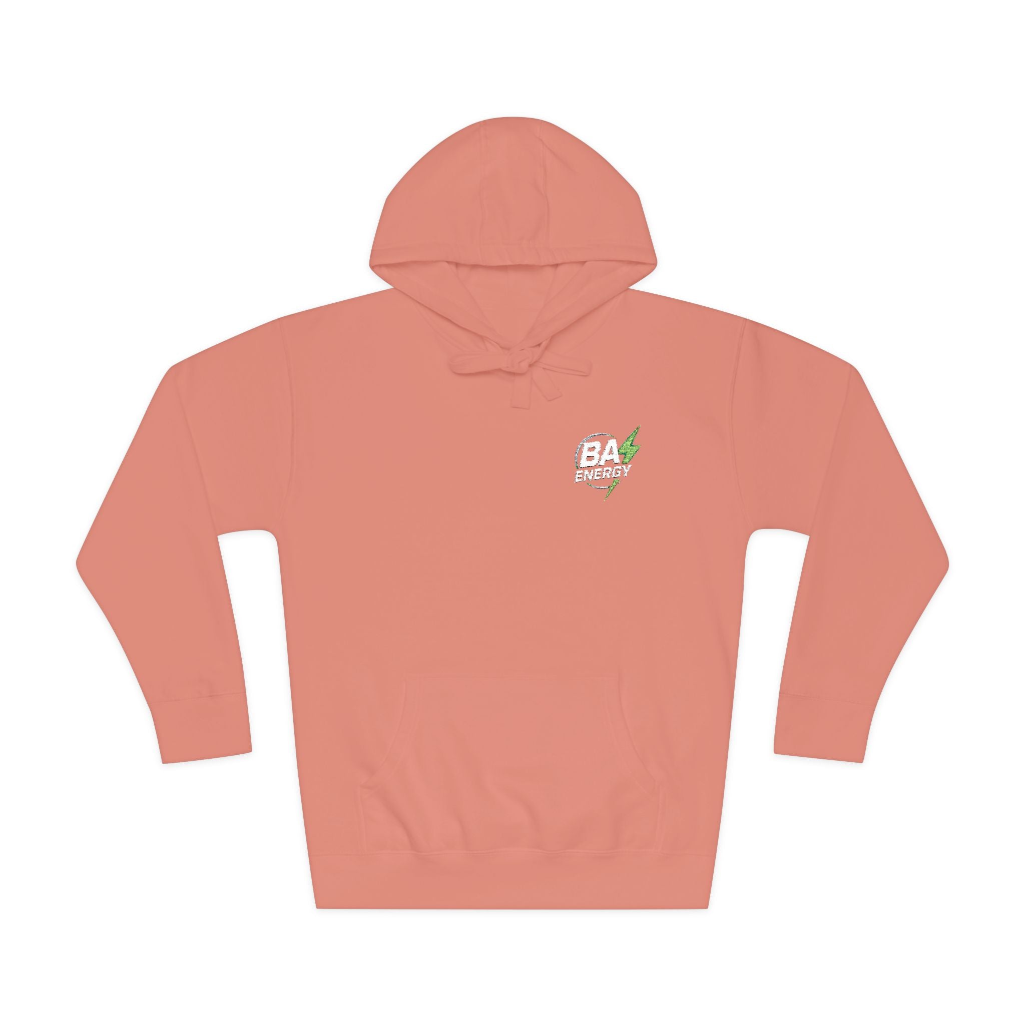 BA ENERGY Signature Hoodie — Left-Chest BA Lightning Logo