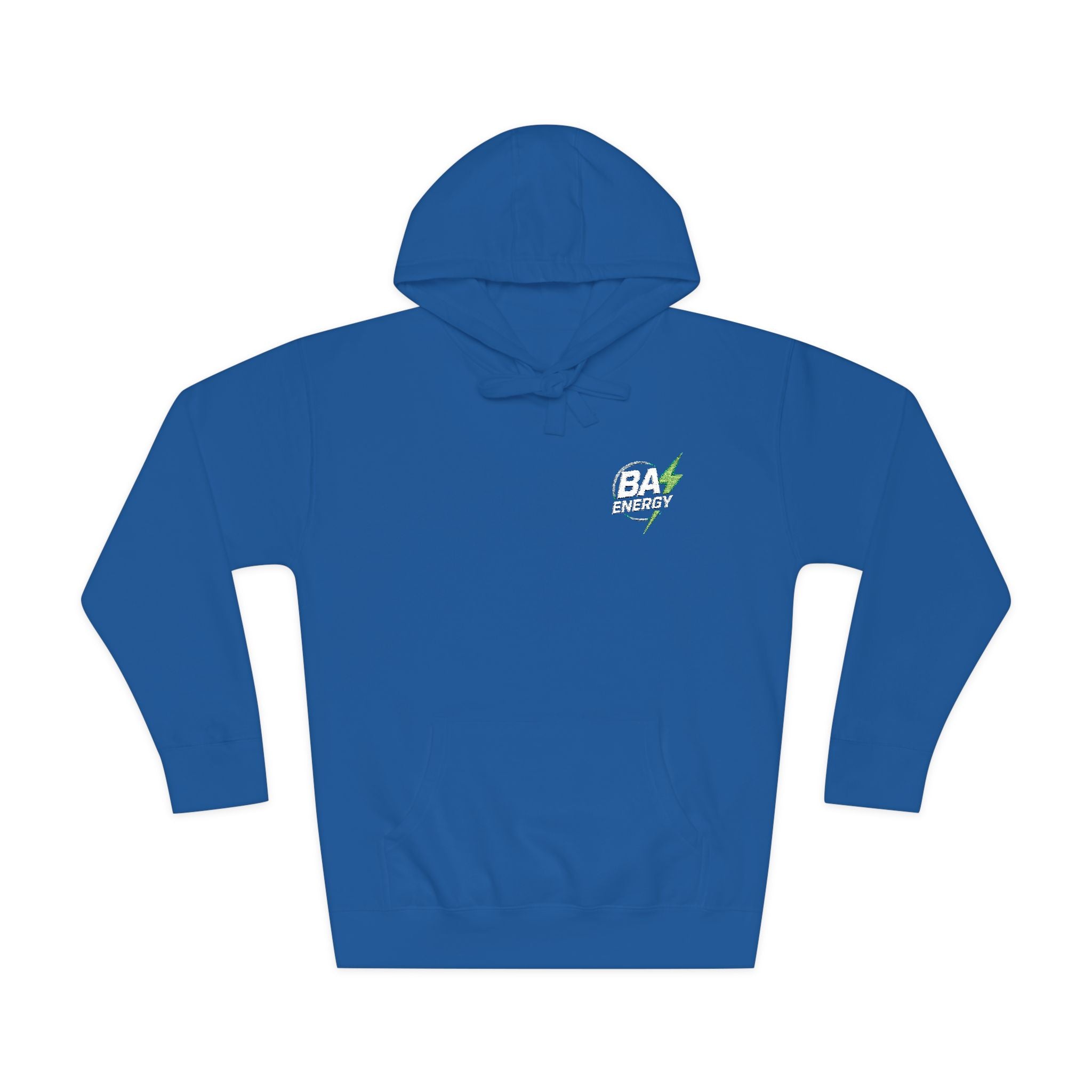 BA ENERGY Signature Hoodie — Left-Chest BA Lightning Logo