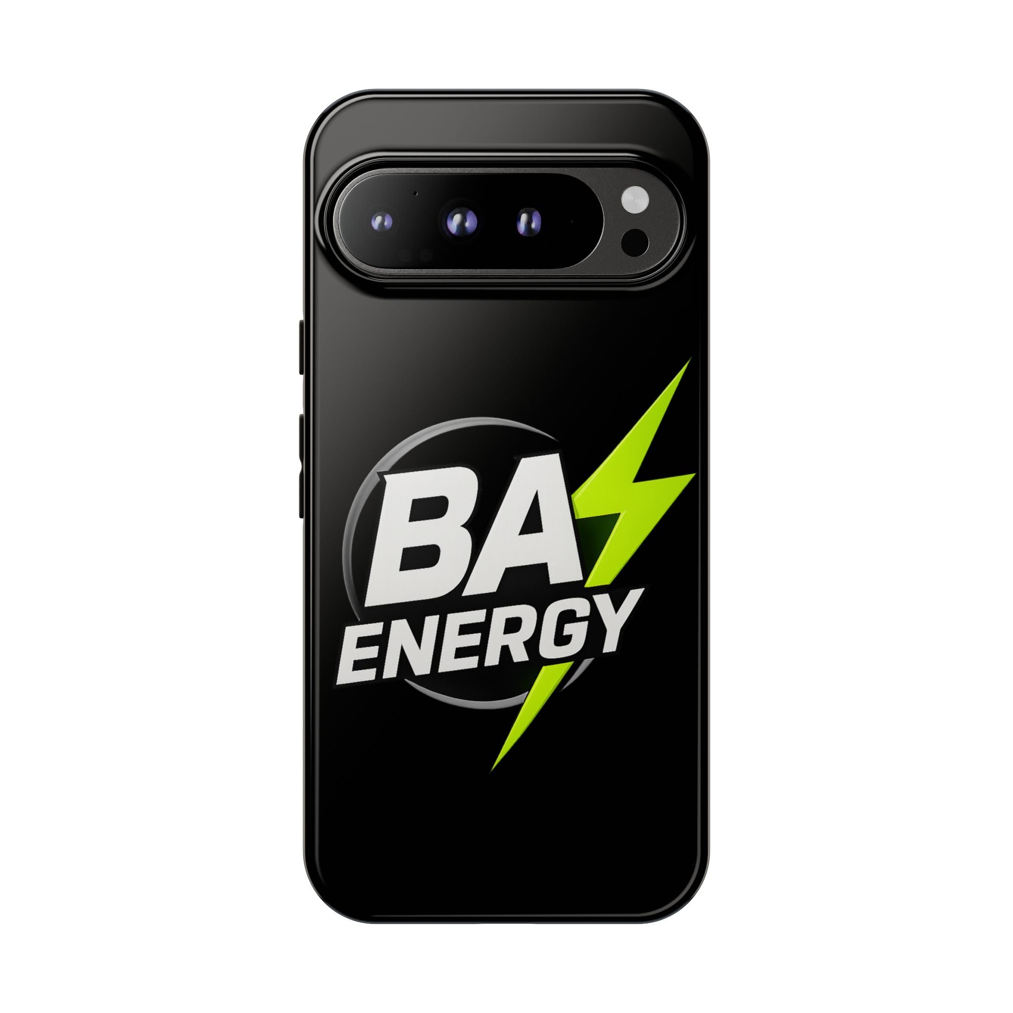 BA Energy Tough Phone Case — Shockwave Black Protective Cover