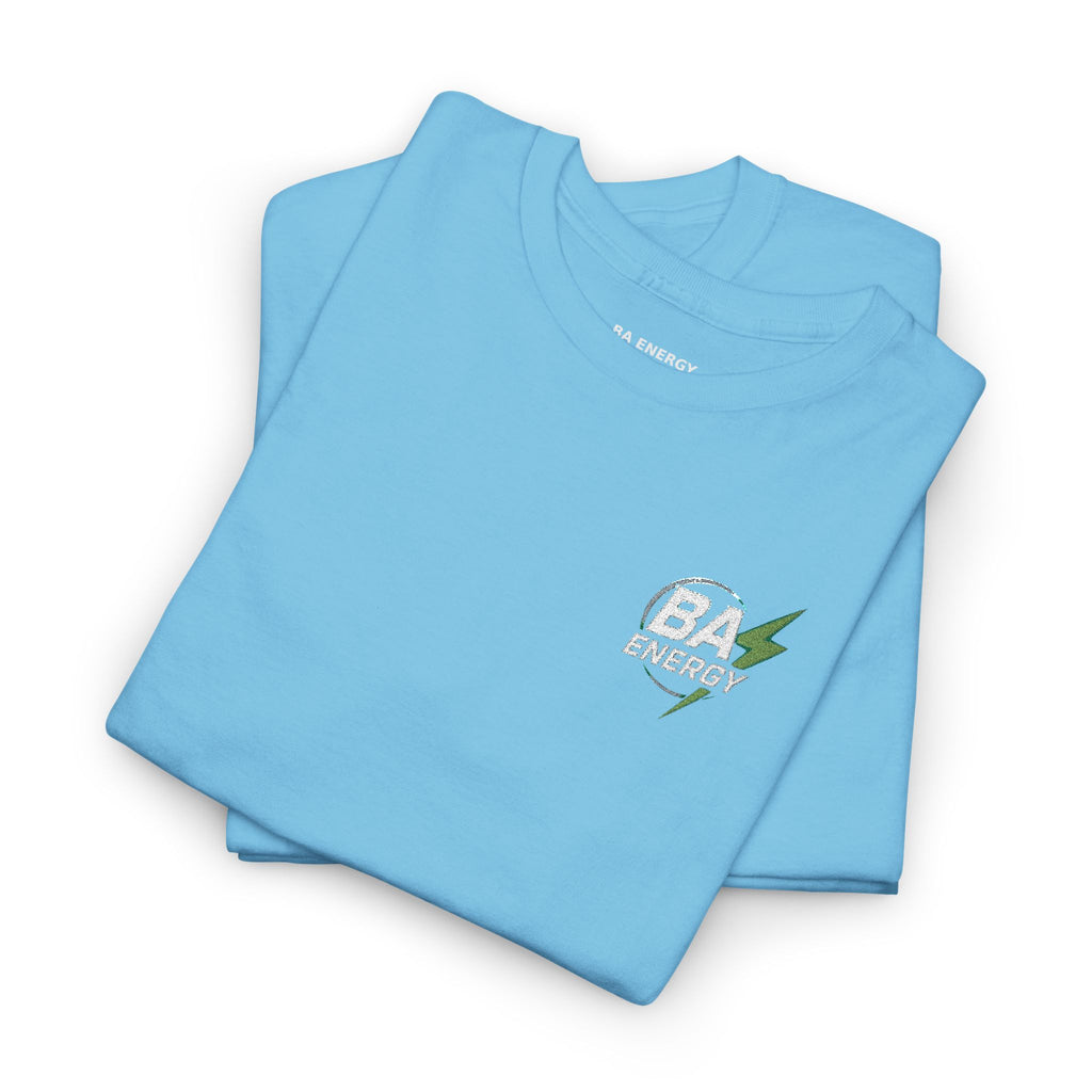 BA Energy Graphic Tee — Lightning Bolt Chest Logo T-Shirt