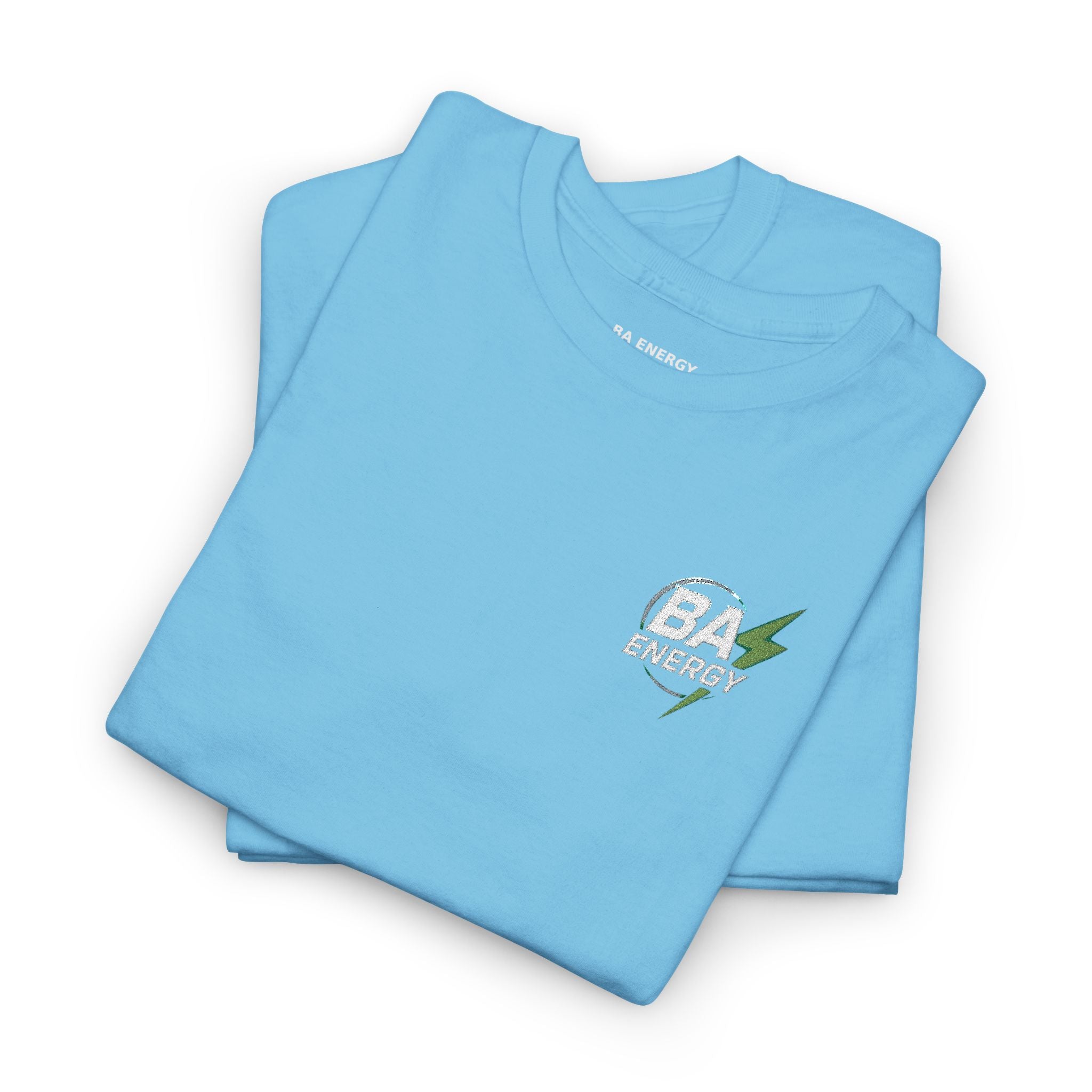 BA Energy Graphic Tee — Lightning Bolt Chest Logo T-Shirt