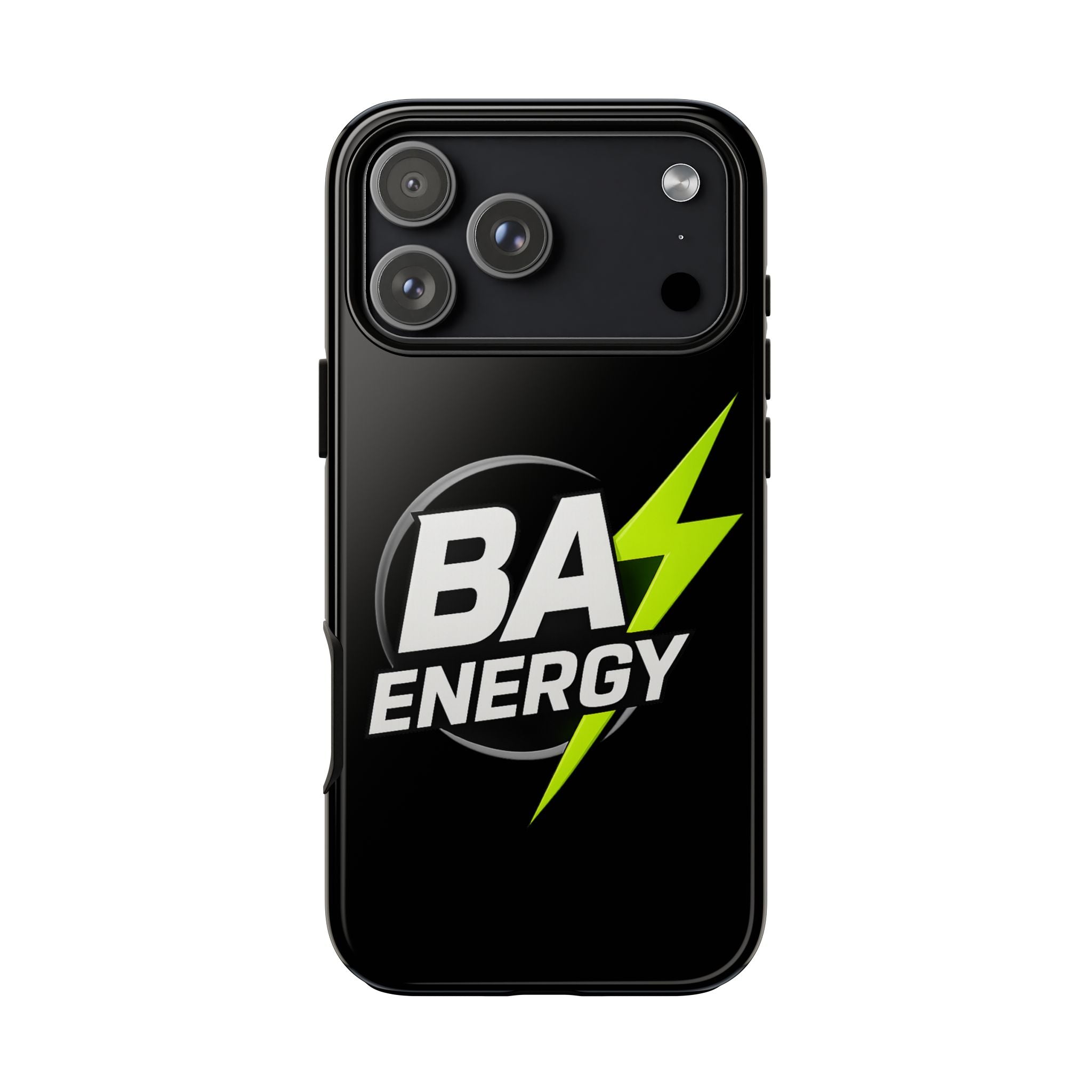 BA Energy Tough Phone Case — Shockwave Black Protective Cover