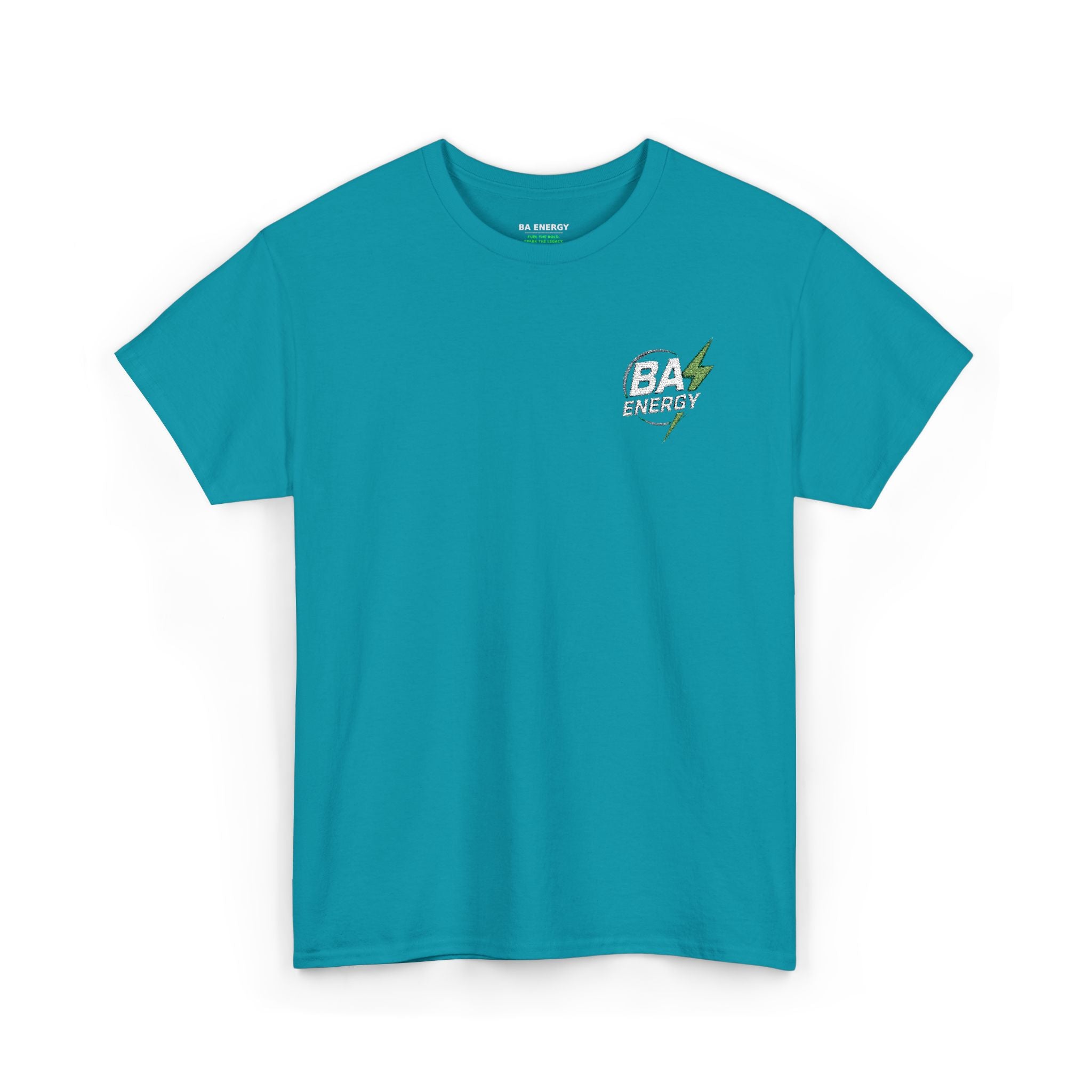 BA Energy Graphic Tee — Lightning Bolt Chest Logo T-Shirt